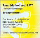 Anna Mulholland, Massage Therapist Anna Mulholland, Massage Therapist